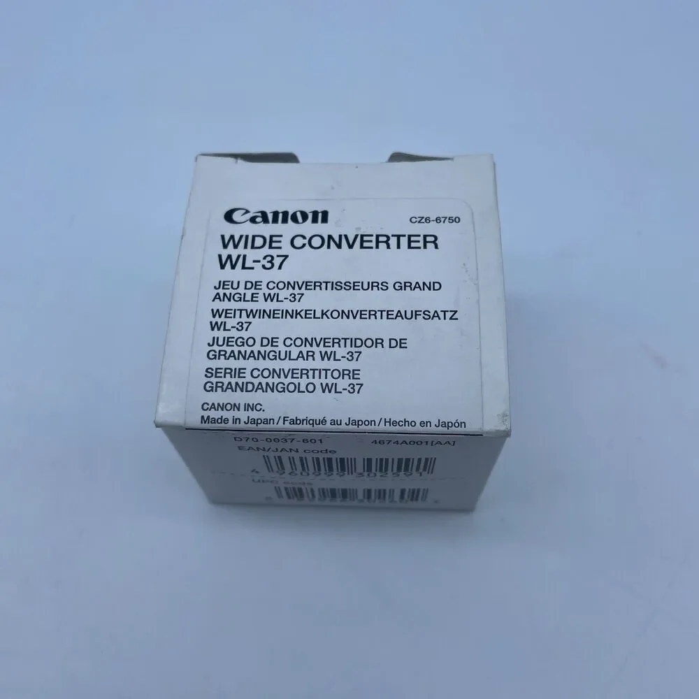 CANON WL-37 WIDE LENS ANGLE DIGITAL CAMERA GENUINE ORIGINAL